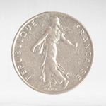 France, ½ Franc 1987 - Signature "O. Roty", VF
