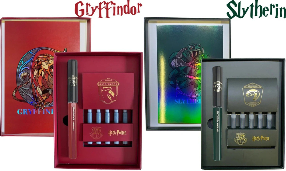 Комплект из 2-х подарочных наборов Platinum x Harry Potter: Гриффиндор + Слизерин