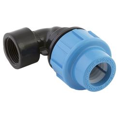 Отвод Джилекс ПНД с внутренней резьбой 20х1/2 (30 шт. в уп.)