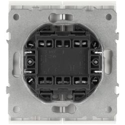 Переключатель ЭРА Arktik 16-1106-08 двойной 10АХ-250В белый матовый | Эра Arktik