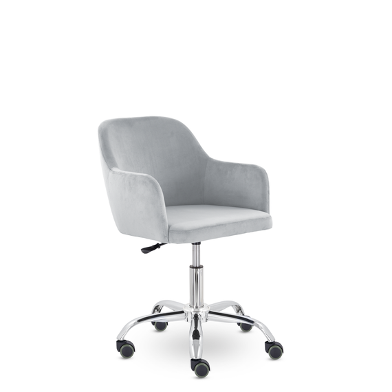 Кресло Кремона хром Velutto 18 (серый)