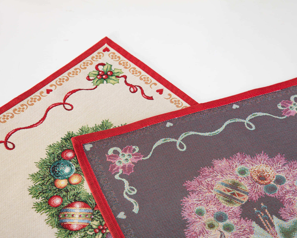 Дорожка для стола 44х140см Mix&Match Home Красные бантики