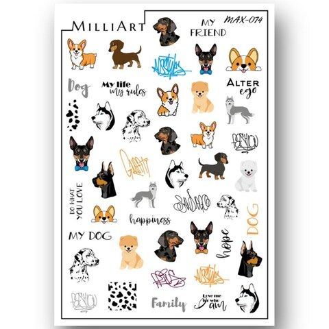 Слайдер-дизайн MilliArt Nails MAX-074