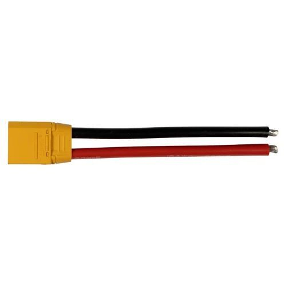 Разъем XT90H-M папа с проводом 10см 10AWG