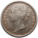 1/4 рупии. Британская Индия. 1840 г. VF-XF