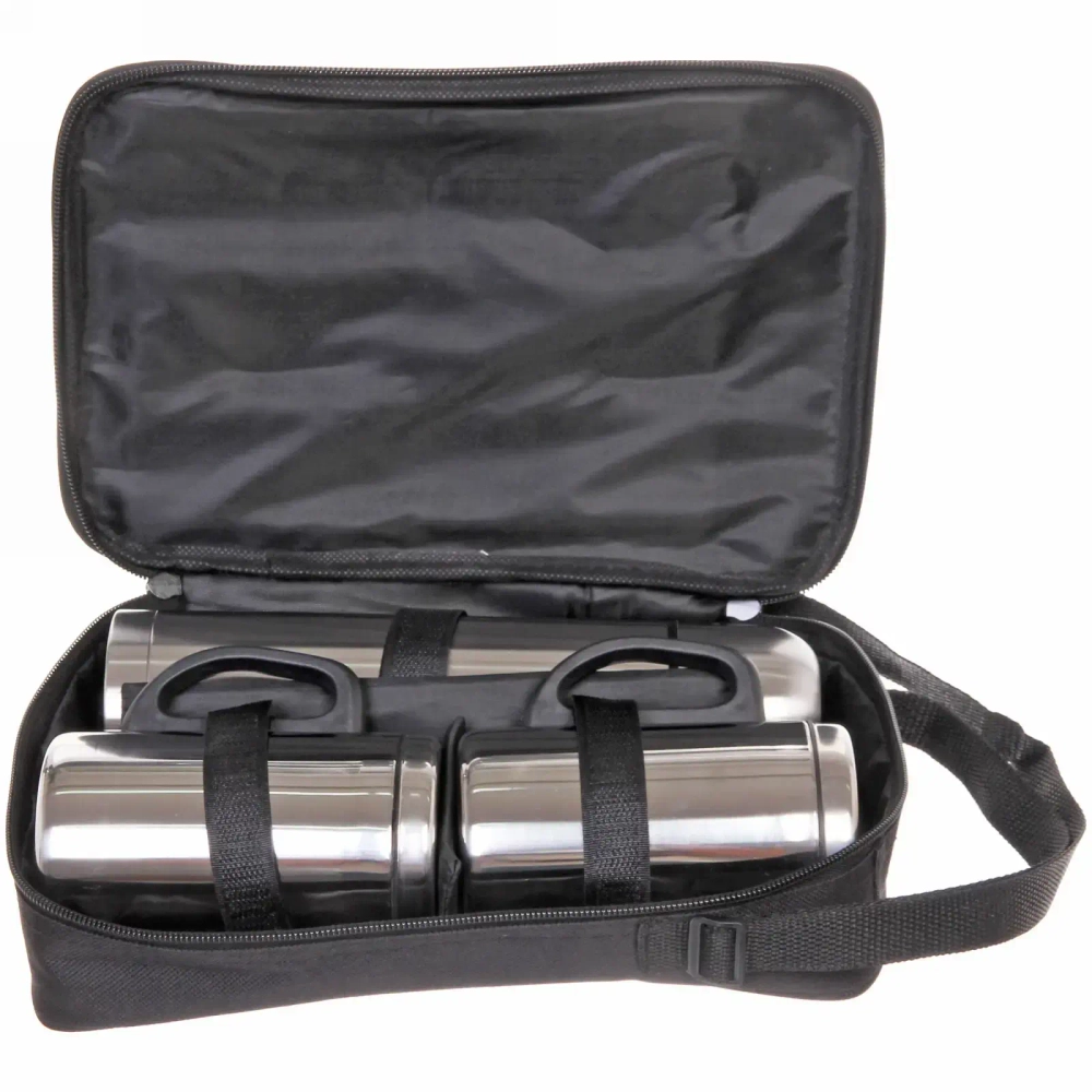 Набор походный 3предмета в сумке (Термос 500мл+2кружки 350мл)