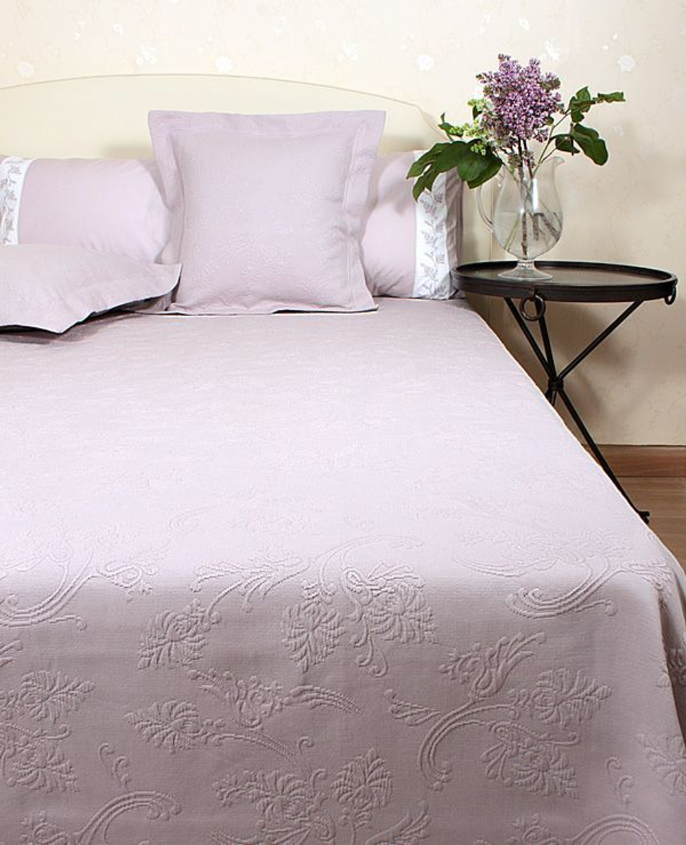 Покрывало 220x240 Luxberry Country с мережкой лаванда Португалия