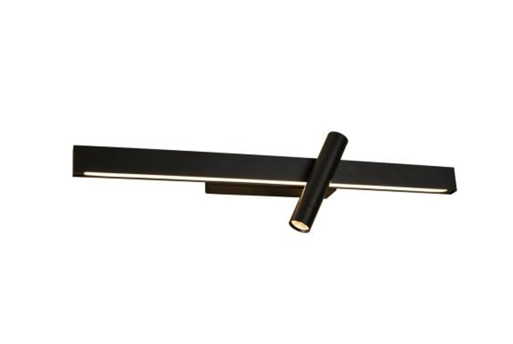 Бра Alfa Light F3924-18 black 19W 60*4.5*H 10