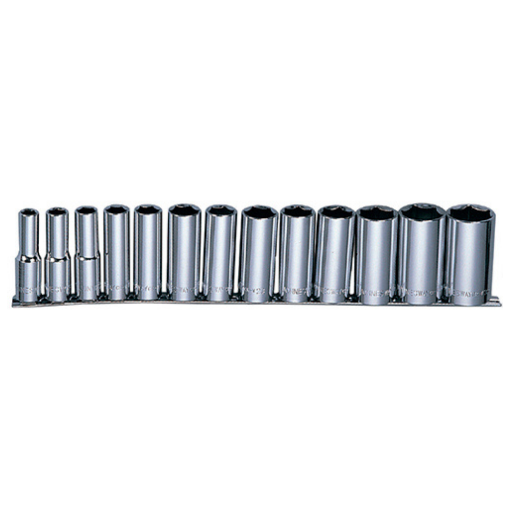 S05HD4113S Набор головок торцевых глубоких MAXI-DRIVE 1/2"DR на держателе, 11-32 мм, 13 предметов