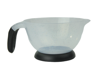 Чаша Melon Pro B-99-2 для красителя прозрачная прорезиненное дно 450мл