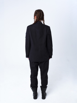 Пиджак "Бессмертный" с пайетками. Черный