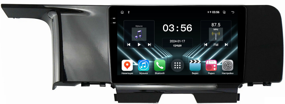 Магнитола для KIA Sorento 4 2020+ - FarCar DX9-9624 монитор 9.5" IPS на Android 13, 4+64Гб, CarPlay