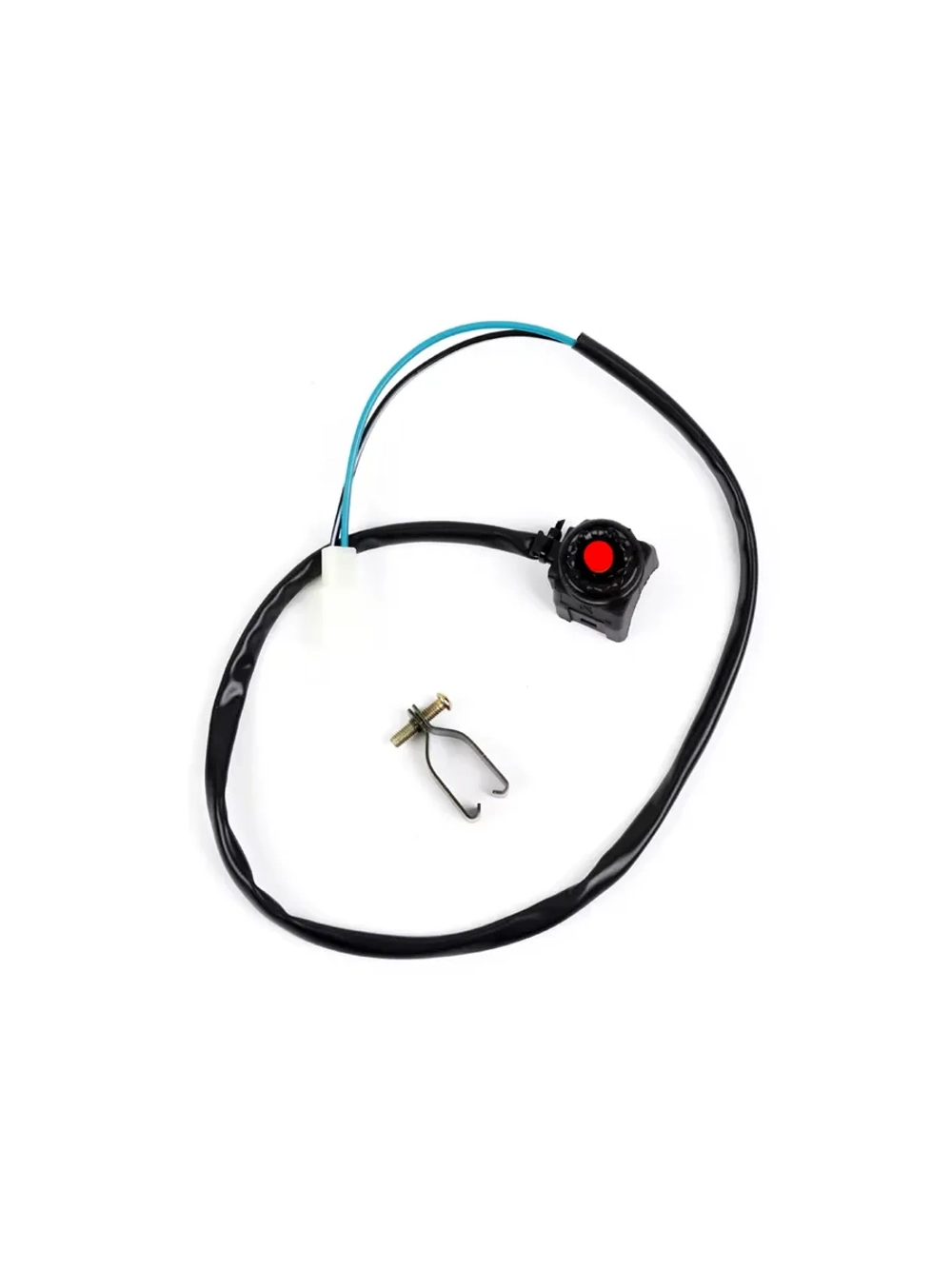 -+ Кнопка выключения двигателя для мотоцикла круглая красная