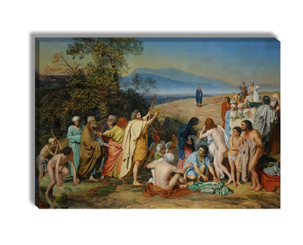 Картина для интерьера "Явление Христа народу", Иванов Александр, печать на холсте