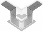Соединитель угловой L-образный для треков встраиваемых Ambrella Light GL GL1039