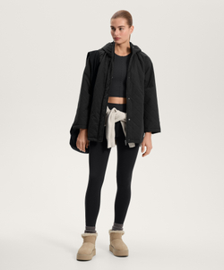 Oysho Топ Compressive в полоску, черный