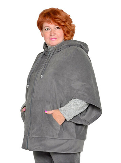 Толстовка-пончо из флиса Триумф