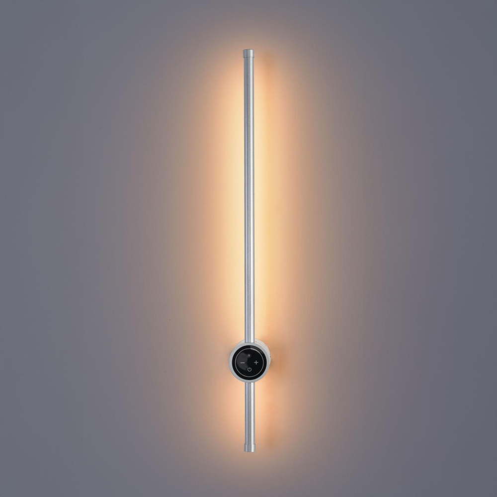 8310/12WL LEDIO серебро, металл/силикон Настенный светильник с диммером LED 12W 3000/4000/7000K 220V BRAM