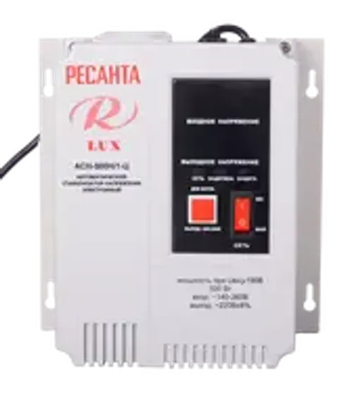 Стабилизатор напряжения Ресанта АСН-1000Н/1-Ц LUX