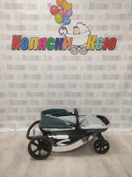 Коляска трансформер Farfello Aimile Original New Silver Вечнозеленый