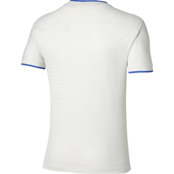 Мужская теннисная футболка Mizuno Stargazer Shadow Graphic Short-Sleeve - white/yellow