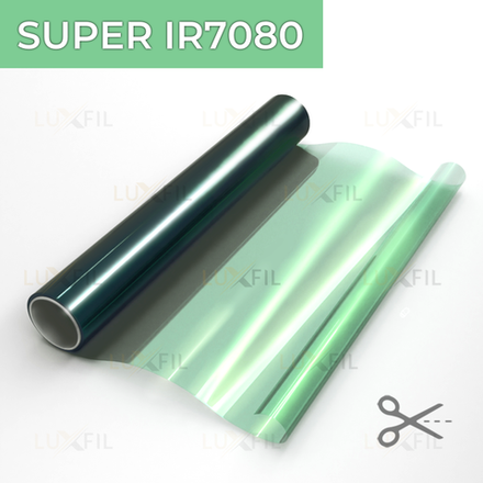 Пленка для окон атермальная SUPER IR7080 Green LUXFIL, на отрез (ширина рулона 1,524 м.)