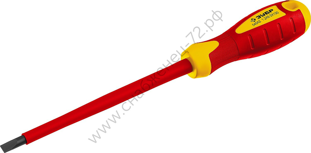 ЗУБР Диэлектрическая отвертка, Профессионал (25261-6.5-150)