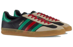 Adidas originals x GUCCI Gucci Gazelle classic casual fashion sneakers men's black