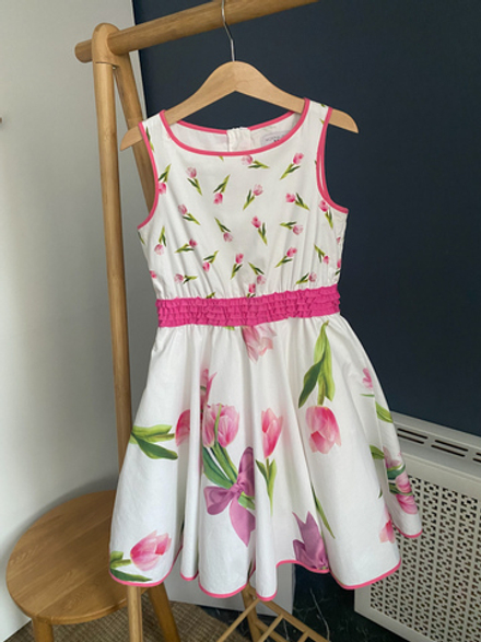 Хлопковое платье Monnalisa, 128