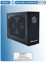 Внешняя видеокарта EGPu Wikingoo T4M3 - 240W + MSI GeForce RTX 4060 8Gb. Thunderbolt 3/4.