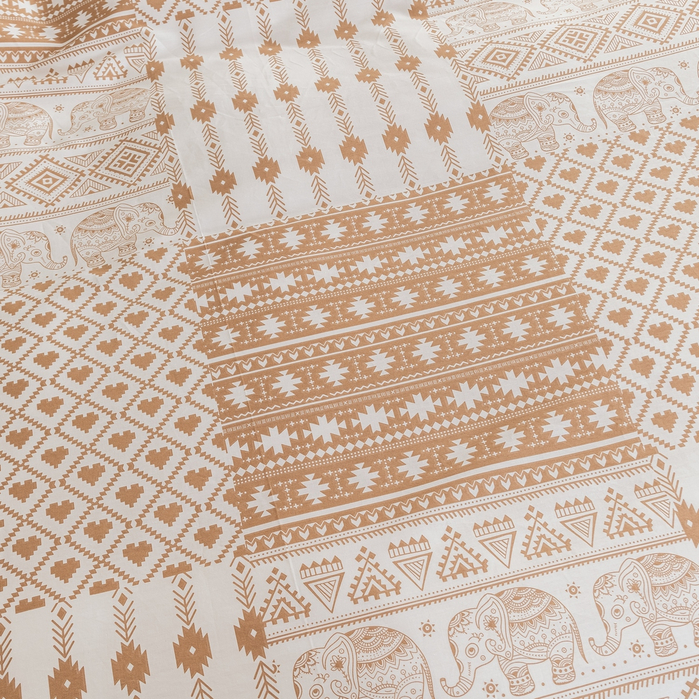 Комплект постельного белья Люкс Сатин 100% хлопок на резинке AR317