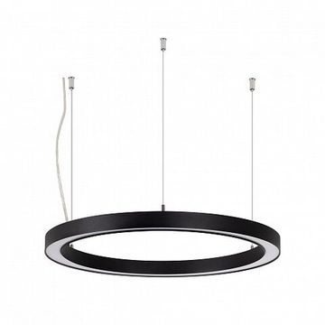 Светильник подвесной КОЛЬЦО из профиля SL-LINE-3535 BLACK 30W 3000K 049360 черный SP-CIRCLE-HANG-O3535-D500-30W Warm3000 (RAL9005, 120 deg, 230V) Arlight