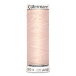 Нитки универсальные Gutermann Sew-all 100 (200 метров), 5 кат. | 210 нежная нуга