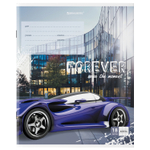 Тетрадь 18 л. BRAUBERG клетка обложка картон "SPORTS CAR" (40 штук в упаковке)