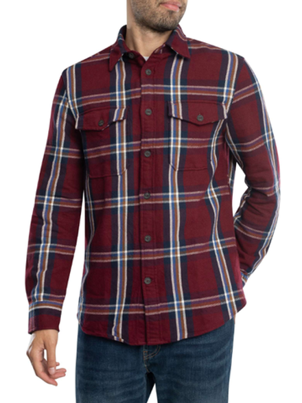 Рубашка мужская TOMMY HILFIGER HEAVY BRUSHED CHECK