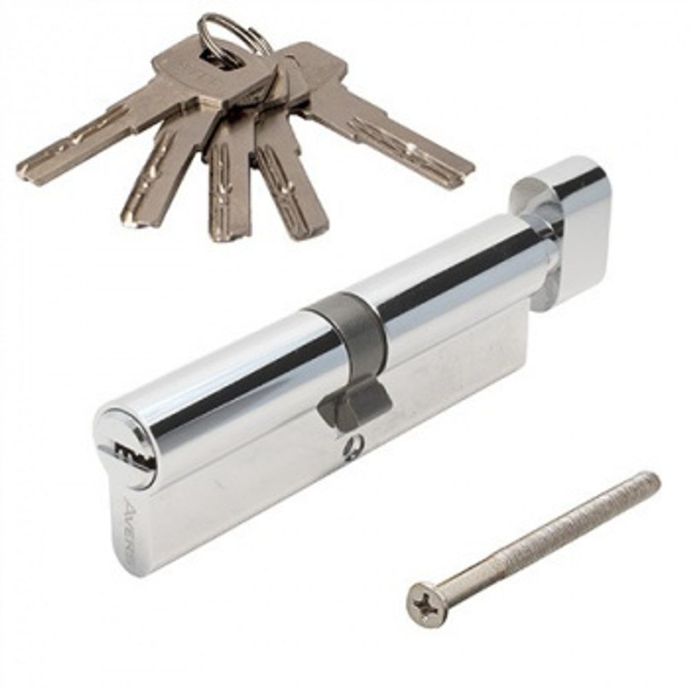 Цилиндровый механизм DL ZM-100-CR вариант хром (кл/кл) ПЕРФО