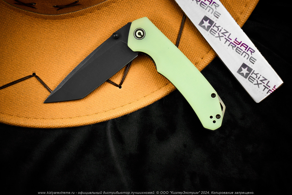 Нож Civivi Brazen C2023E, сталь D2 BlackWash, Natural G10