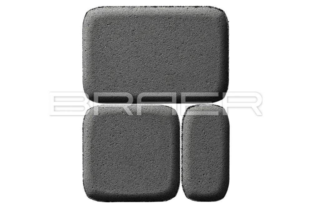 Тротуарная плитка Braer Классико, Серый, 60 мм
