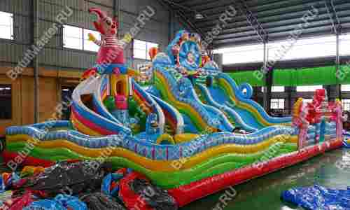 Коммерческий надувной батут "Парк развлечений" 15*10*8 м