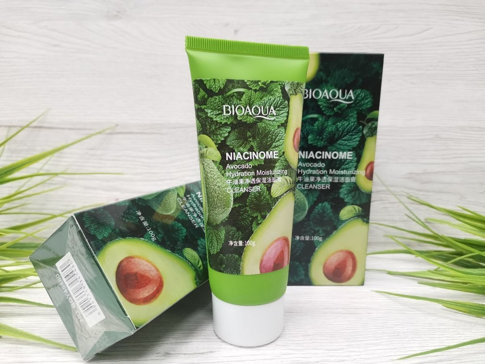 Пенка для умывания с маслом авокадо, 100г