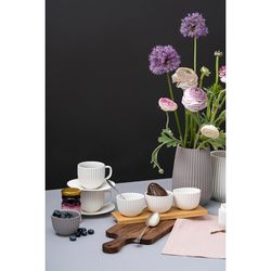 Набор для сервировки белого цвета на подставке из коллекции Edge