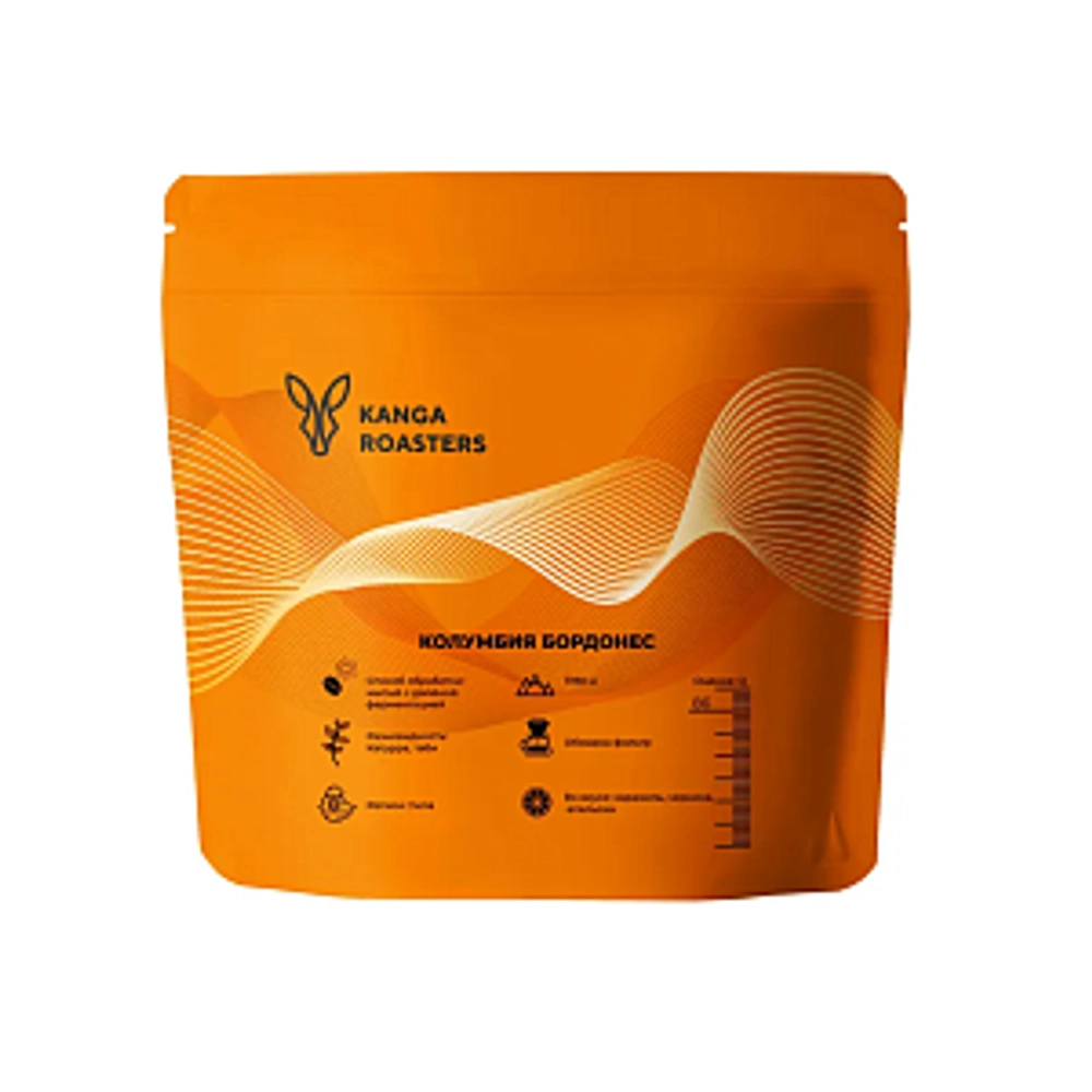 KANGA Колумбия Бордонес, кофе в зернах, 250г