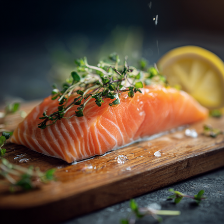 ПРЕДЗАКАЗ НА 13.12 Филе лосося (семги) на коже охлаждённое, 300 гр
