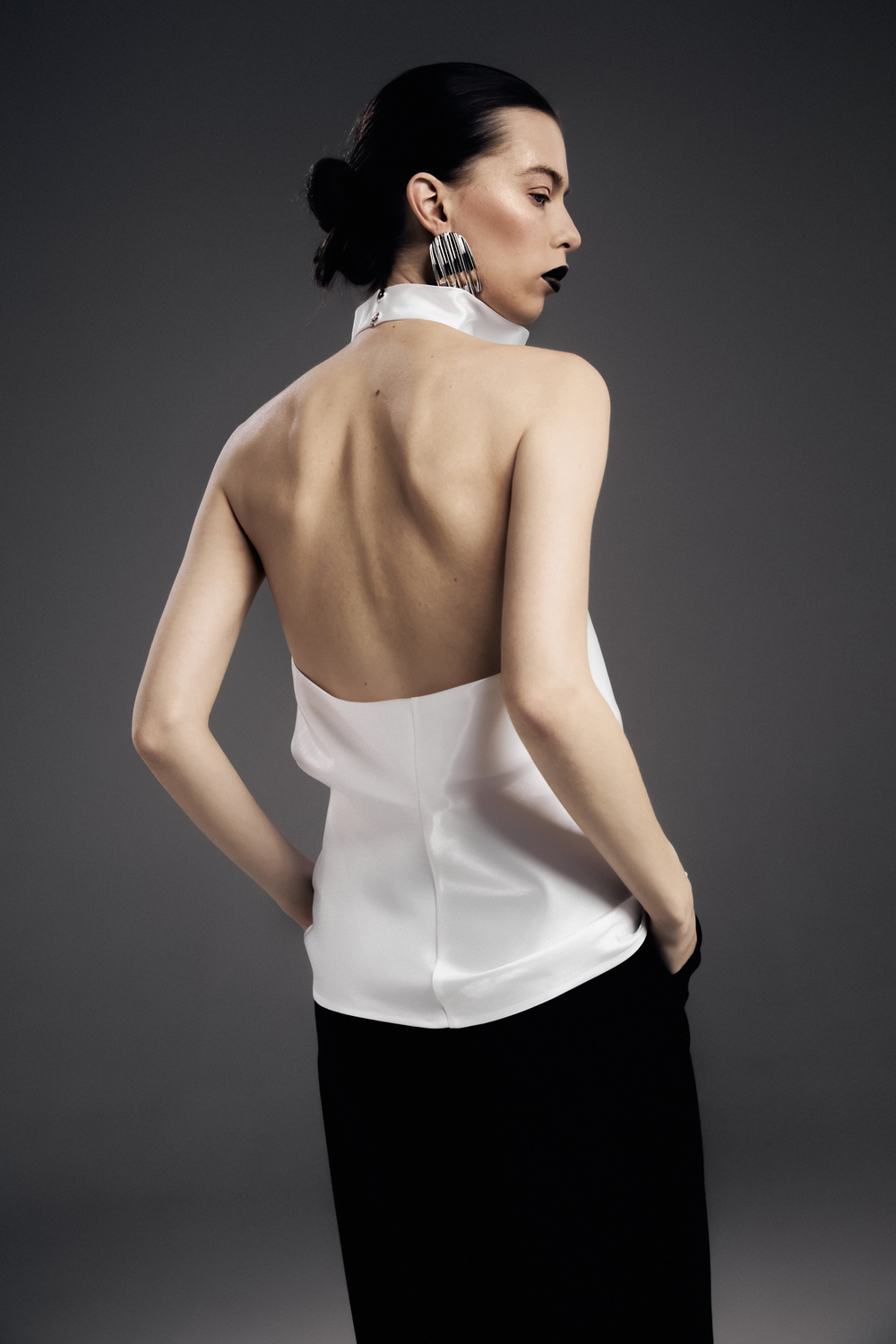 Топ халтер, молоко