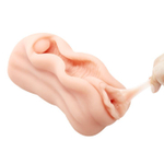 Телесный мастурбатор-вагина AVA с необычным дизайном (Цвет: телесный)