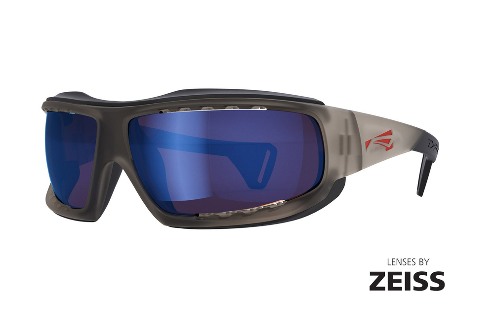 Спортивные очки LiP Typhoon / Trans. Grey - Black / Zeiss / PA Polarized / Pacific Blue Lens