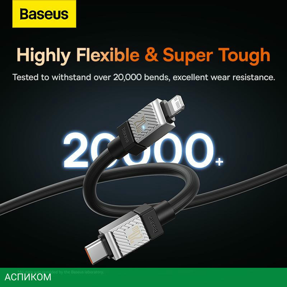 Кабель Baseus Cafule 2m Black (CAKW000101)