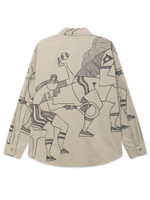 Рубашка Дл. Рукав Pen Drawings Shirt