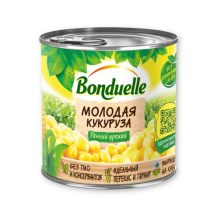 Кукуруза Молодая Bonduelle 425 мл