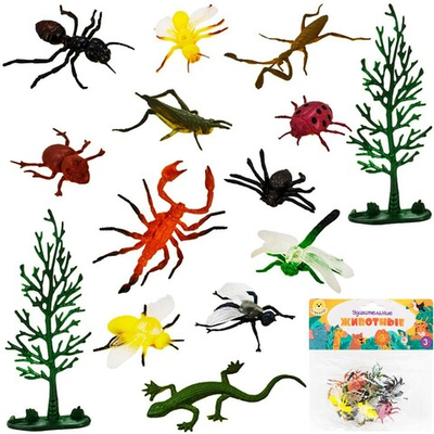 Набор насекомых Levatoys YSLT05-2 в пак.